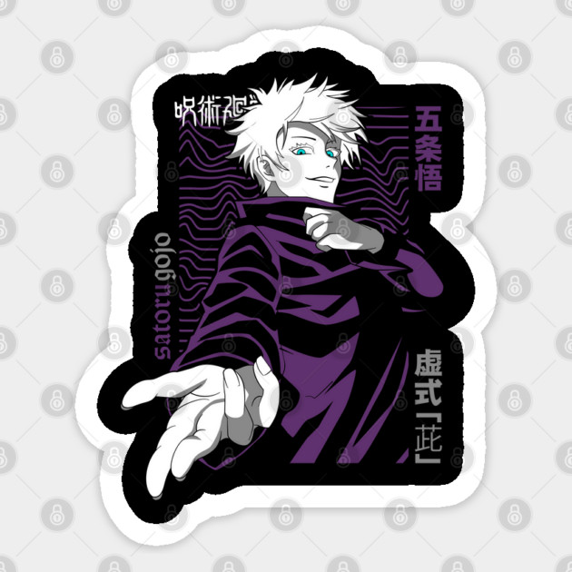 Jujutsu Kaisen Gojo Power Unleashed Sticker by Otaku Vibes