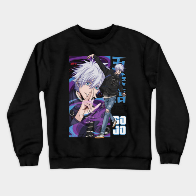 Jujutsu Kaisen Gojo Cursed Technique Reversal Crewneck Sweatshirt by Otaku Vibes