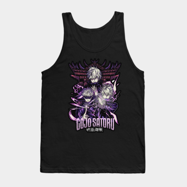 Jujutsu Kaisen Gojo Hollow Purple Attack Tank Top by Otaku Vibes
