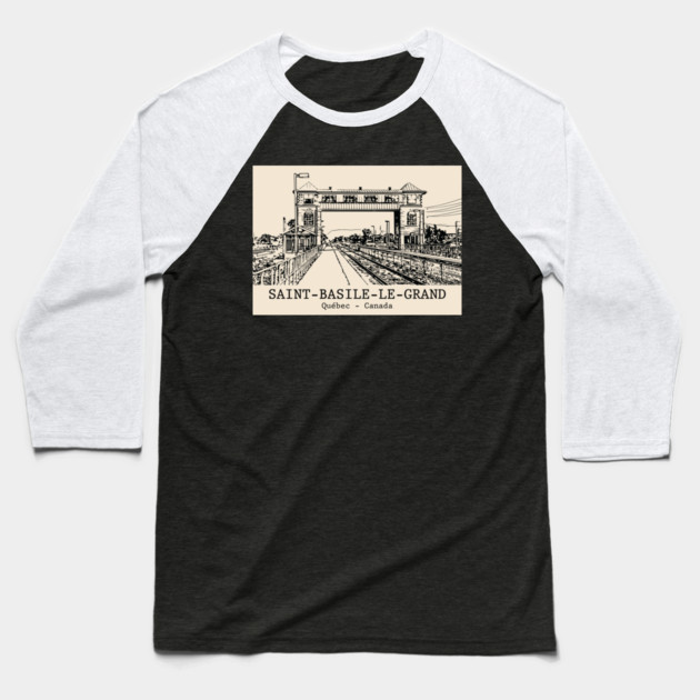 Saint-Basile-le-Grand - Québec Baseball T-Shirt by Lakeric