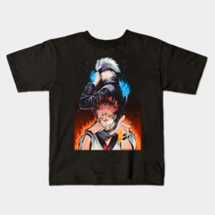 Jujutsu Kaisen Gojo vs Sukuna Intense Duel Kids T-Shirt
