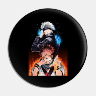 Jujutsu Kaisen Gojo vs Sukuna Intense Duel Pin