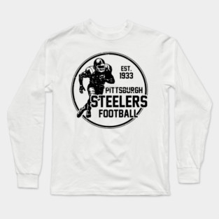 Retro Steelers Long Sleeve T-Shirt