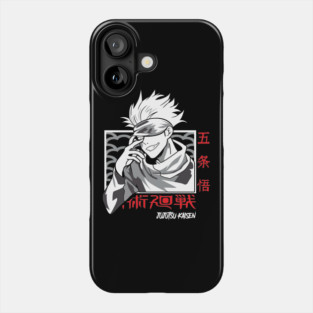 Jujutsu Kaisen Gojo Blindfold Off Moment Phone Case