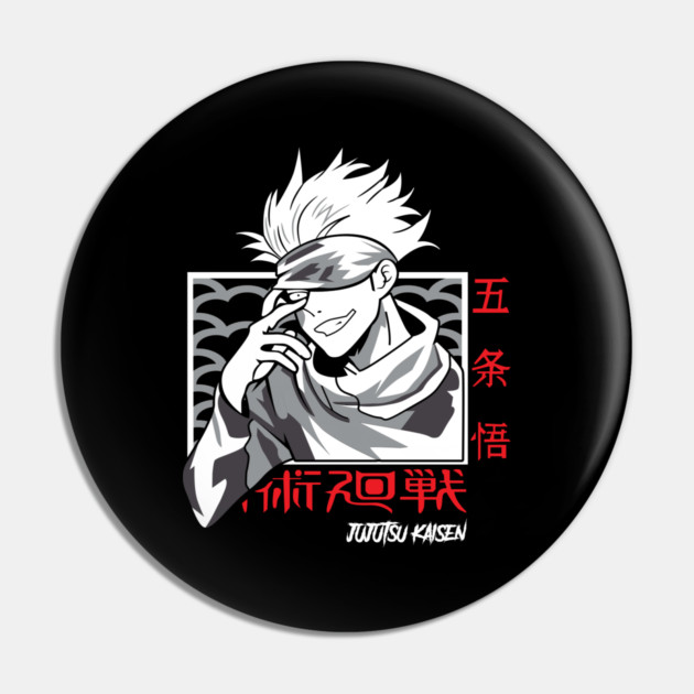 Jujutsu Kaisen Gojo Blindfold Off Moment Pin by Otaku Vibes