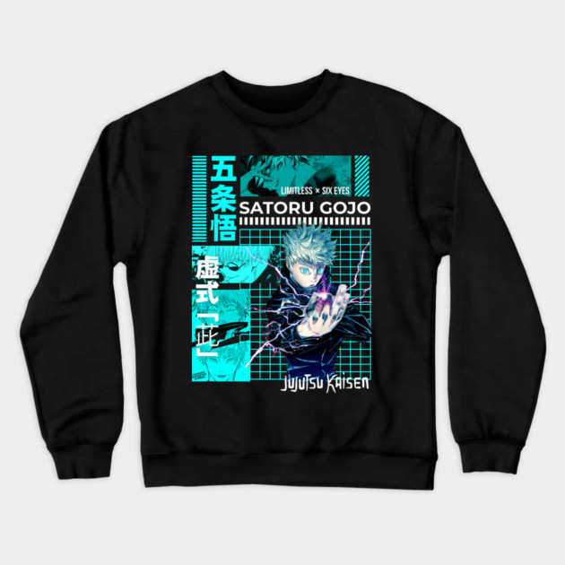 Jujutsu Kaisen Gojo Hollow Purple Attack Crewneck Sweatshirt by Otaku Vibes