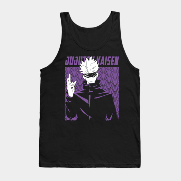 Jujutsu Kaisen Gojo Infinity Domain Expansion Tank Top by Otaku Vibes