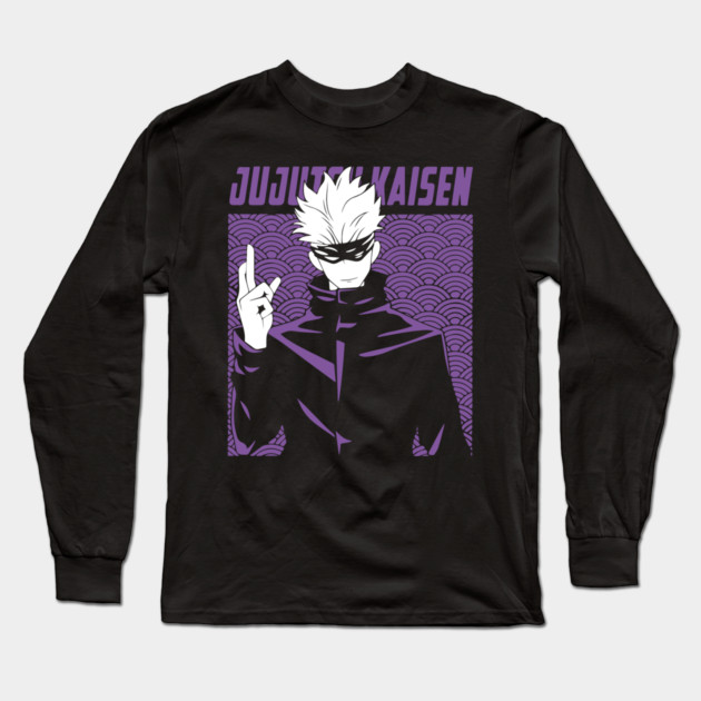 Jujutsu Kaisen Gojo Infinity Domain Expansion Long Sleeve T-Shirt by Otaku Vibes