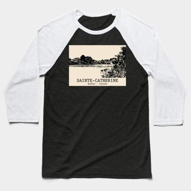 Sainte-Catherine - Québec Baseball T-Shirt by Lakeric