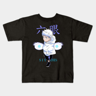 Satoru Gojo Kid Six Eyes - Jujutsu Kaisen Kids T-Shirt