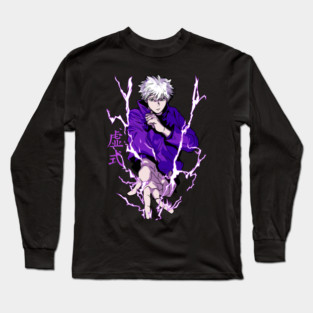 Jujutsu Kaisen Gojo in Battle Mode Art Long Sleeve T-Shirt