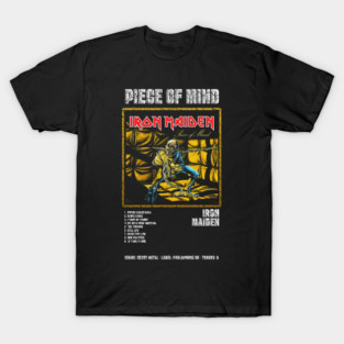 IRON MAIDEN - PIECE OF MIND || ALBUM TRACKLIST || T-Shirt