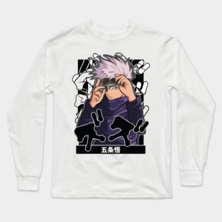 Jujutsu Kaisen - Gojo Blindfold Off Long Sleeve T-Shirt