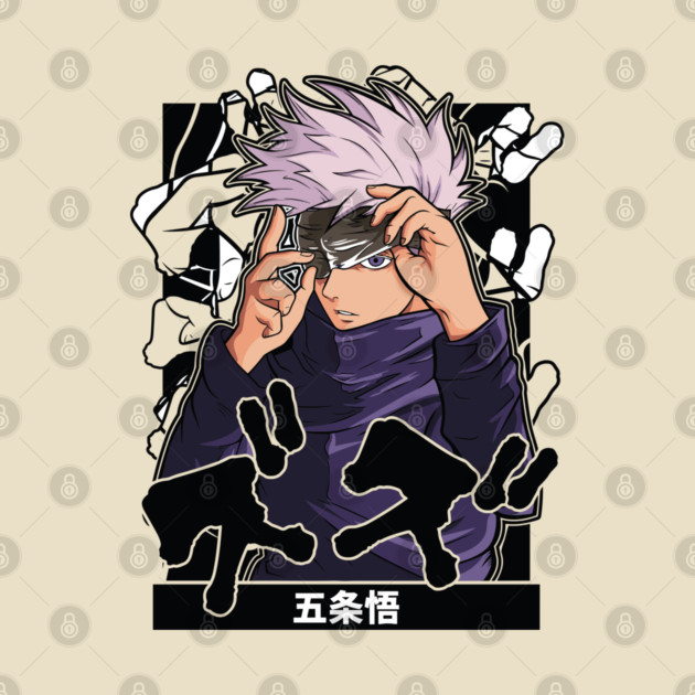 Jujutsu Kaisen - Gojo Blindfold Off by Otaku Vibes