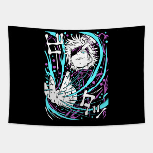 Satoru Gojo - Jujutsu Kaisen Anime Energy Burst Tapestry