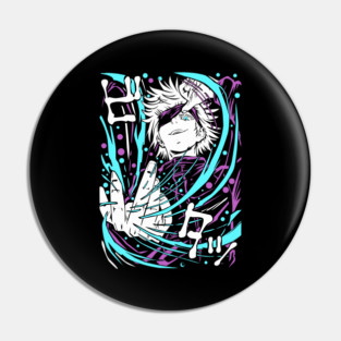Satoru Gojo - Jujutsu Kaisen Anime Energy Burst Pin