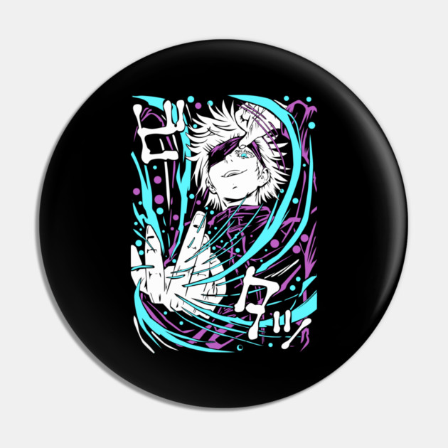 Satoru Gojo - Jujutsu Kaisen Anime Energy Burst Pin by Otaku Vibes