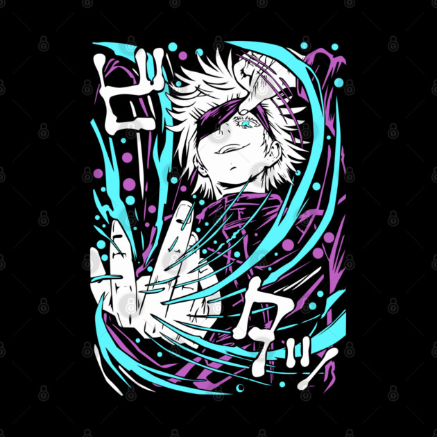 Satoru Gojo - Jujutsu Kaisen Anime Energy Burst by Otaku Vibes