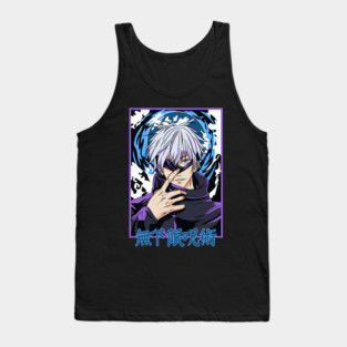 Jujutsu Kaisen Gojo Infinity Eyes Design Tank Top