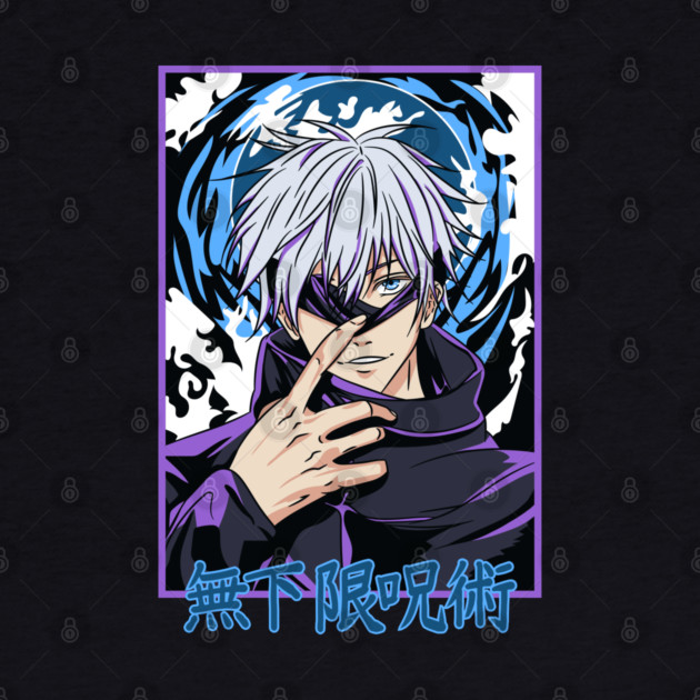 Jujutsu Kaisen Gojo Infinity Eyes Design by Otaku Vibes
