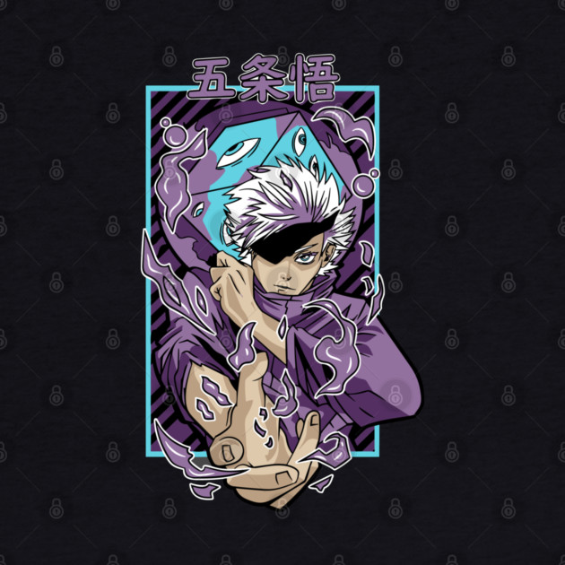 Jujutsu Kaisen Gojo With Blindfold Cool Pose by Otaku Vibes