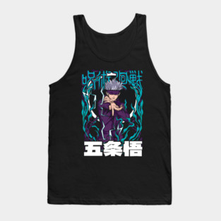 Jujutsu Kaisen Gojo Anime Energy Glow Tank Top