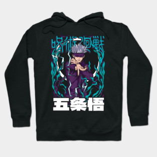 Jujutsu Kaisen Gojo Anime Energy Glow Hoodie