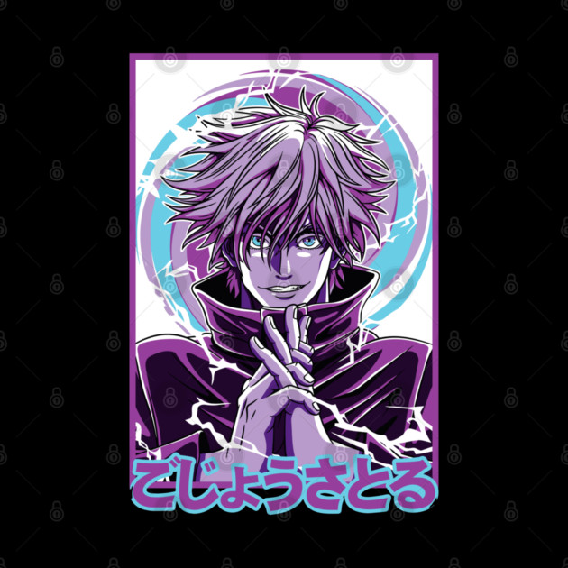 Jujutsu Kaisen Gojo Close-Up Power Stare by Otaku Vibes