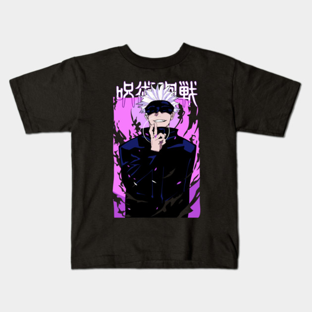 Satoru Gojo - Jujutsu Kaisen Anime Kids T-Shirt by Otaku Vibes