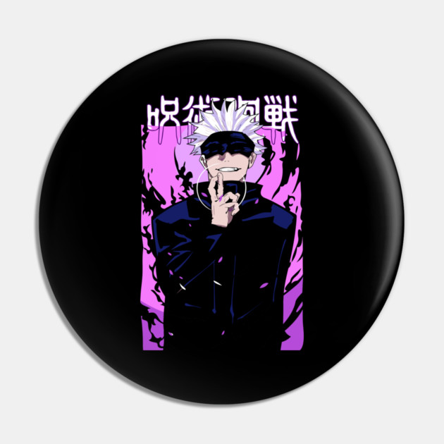 Satoru Gojo - Jujutsu Kaisen Anime Pin by Otaku Vibes