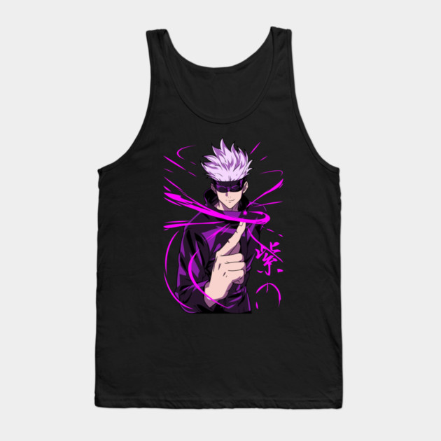 Satoru Gojo Limitless Power - Jujutsu Kaisen Tank Top by Otaku Vibes