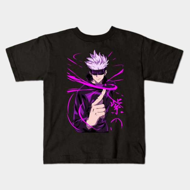 Satoru Gojo Limitless Power - Jujutsu Kaisen Kids T-Shirt by Otaku Vibes