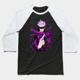 Satoru Gojo Limitless Power - Jujutsu Kaisen Baseball T-Shirt