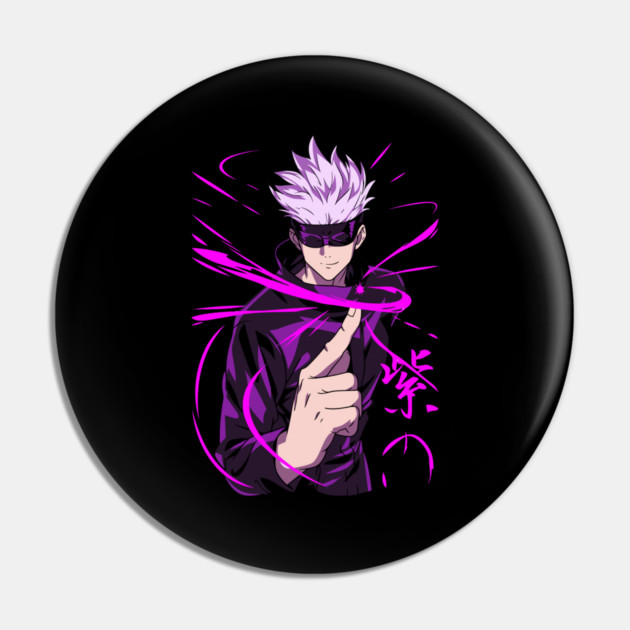 Satoru Gojo Limitless Power - Jujutsu Kaisen Pin by Otaku Vibes
