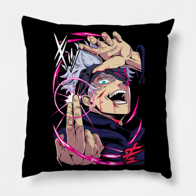Jujutsu Kaisen Gojo Hollow Purple Attack Pillow by Otaku Vibes