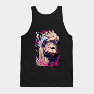 Jujutsu Kaisen Gojo Hollow Purple Attack Tank Top