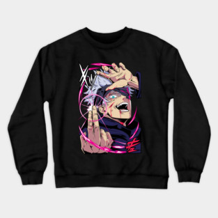 Jujutsu Kaisen Gojo Hollow Purple Attack Crewneck Sweatshirt