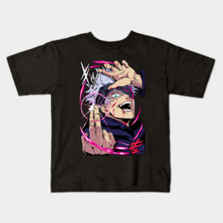 Jujutsu Kaisen Gojo Hollow Purple Attack Kids T-Shirt