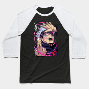 Jujutsu Kaisen Gojo Hollow Purple Attack Baseball T-Shirt