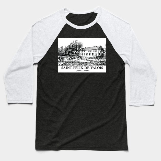 Saint-Félix-de-Valois - Québec Baseball T-Shirt by Lakeric