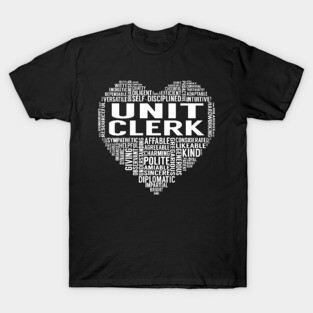 Unit Clerk Heart T-Shirt