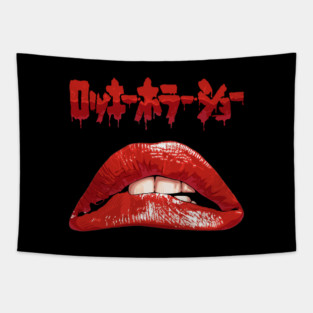 Rocky Horror Lips Tapestry