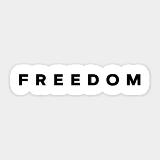 Freedom Sticker