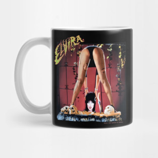 90s Elvira Mistress Of The Darkness Movie Mug