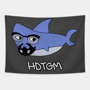 Ice Cube Shark Tapestry