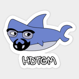 Ice Cube Shark Sticker