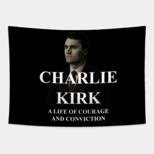 Charlie Kirk tribute 1 Tapestry
