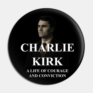 Charlie Kirk tribute 1 Pin