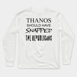 The Right Snap (US-black) Long Sleeve T-Shirt