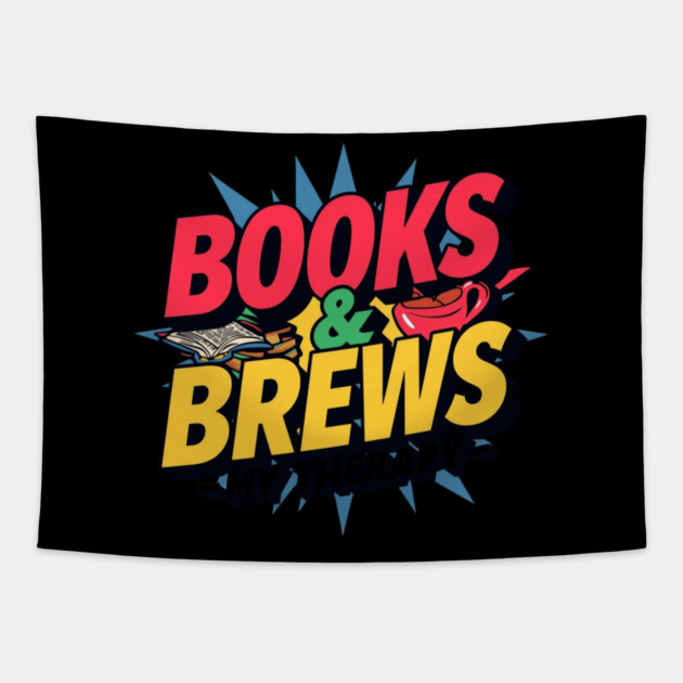 Books and Brews  My Therapy Tapestry by SR8891